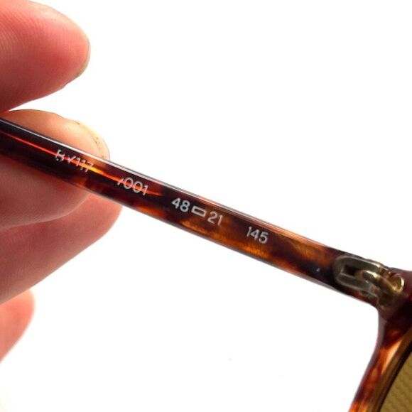 Vintage Authentic Byblos Italian Designer Tortoise Shell Sunglasses - Picture 9 of 10